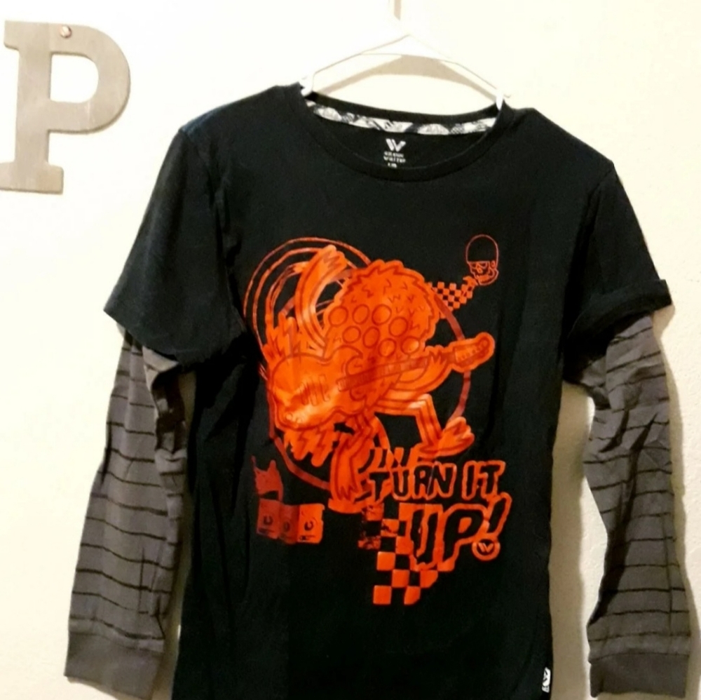 Boys Shirt Shaun White Long Sleeve Size L 10-12